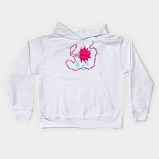 flower with drops Kids Hoodie